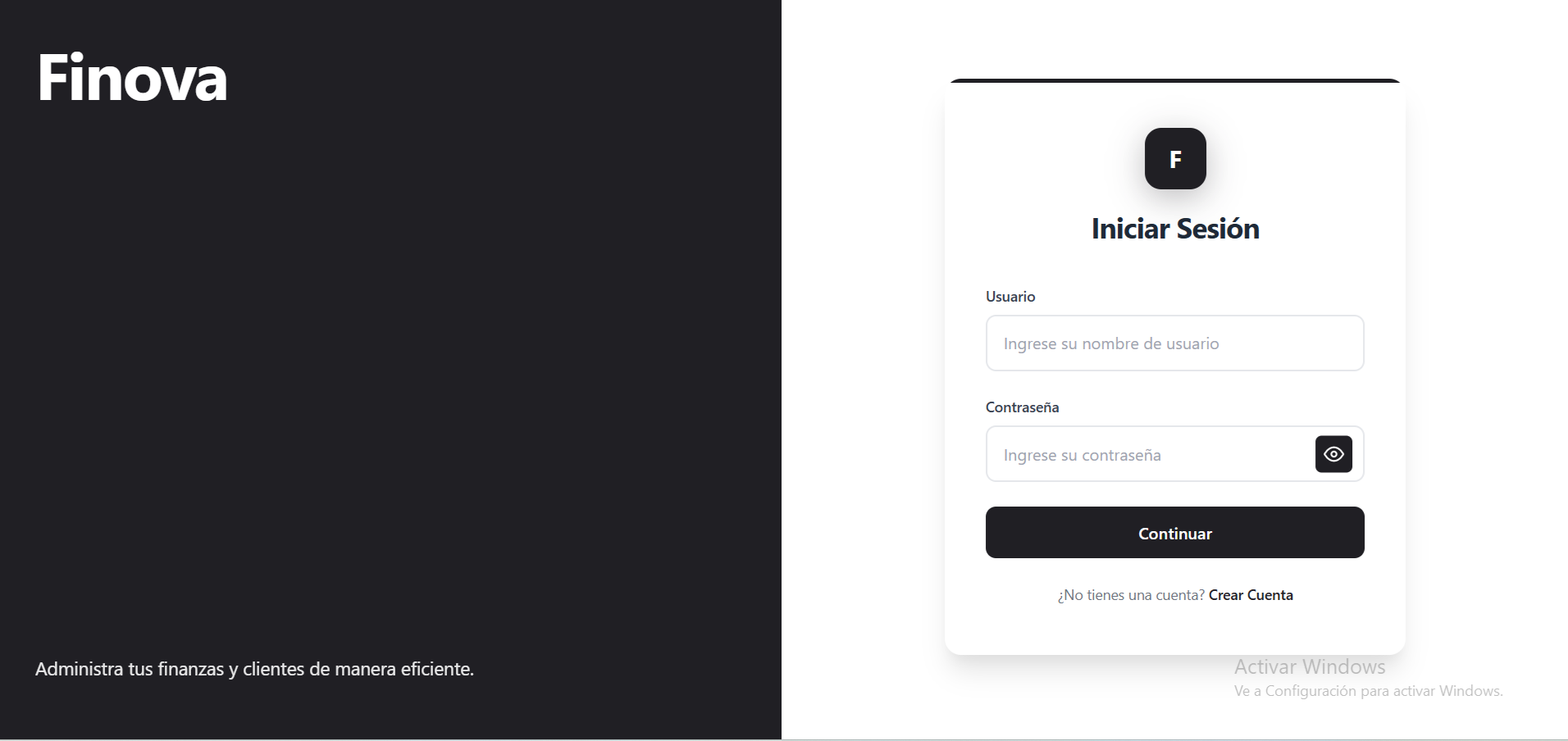 Demo Screenshot 1
